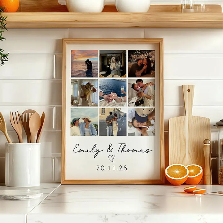 Personalized Photo Collage Print
