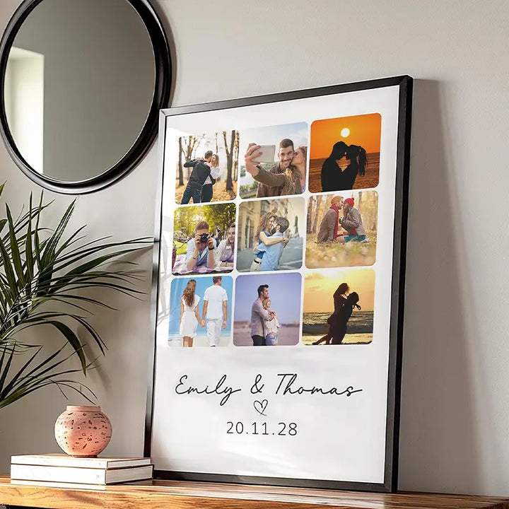 Personalized Photo Collage Print