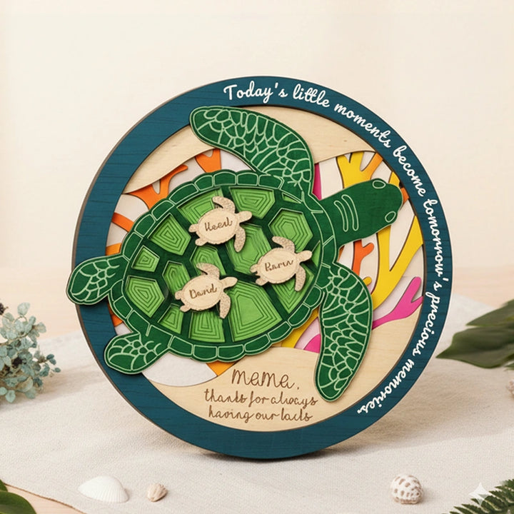 Colar personalizado S925 para o Dia das Mães com pezinhos de bebê