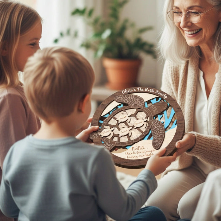 Colar personalizado S925 para o Dia das Mães com pezinhos de bebê