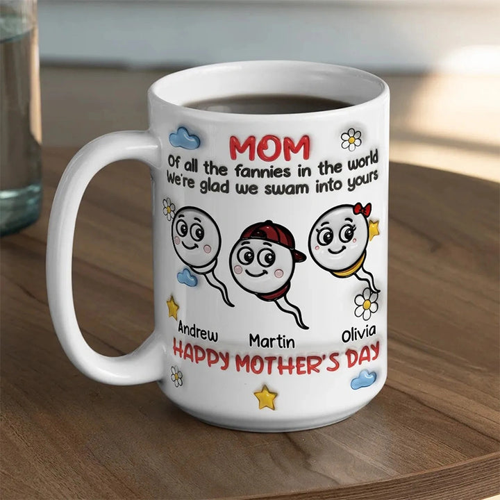 Personalized “The Winners” 3D Inflated Effect Mug