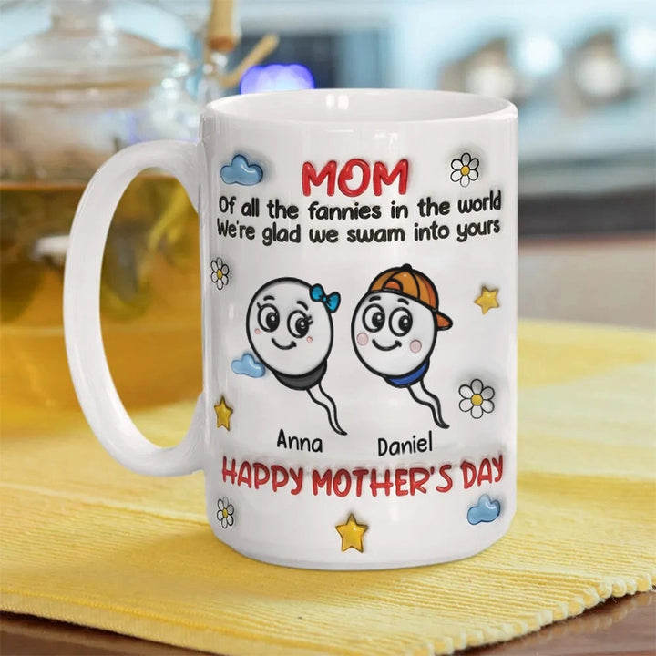 Personalized “The Winners” 3D Inflated Effect Mug