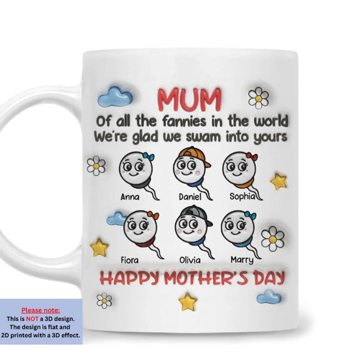 Personalized “The Winners” 3D Inflated Effect Mug