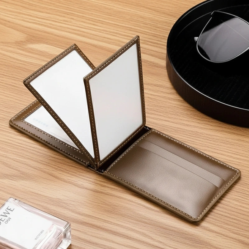 Personalized Trifold Wallet for Men – Custom Engraved Full-Grain Leather Wallet