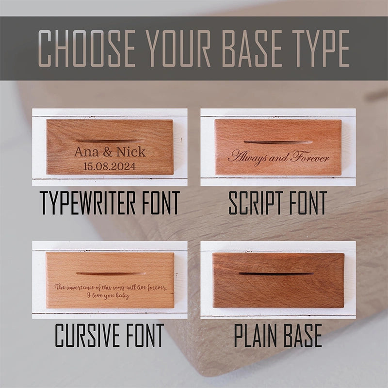 Personalized Vinyl Record with Photo – Custom Acrylic Song Plaque Gift for Anniversary, Birthday, Christmas & Couples