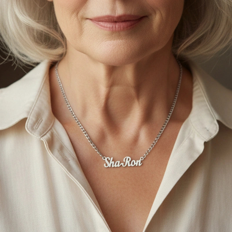 Personalized Women's Name Custom Cuban Necklace