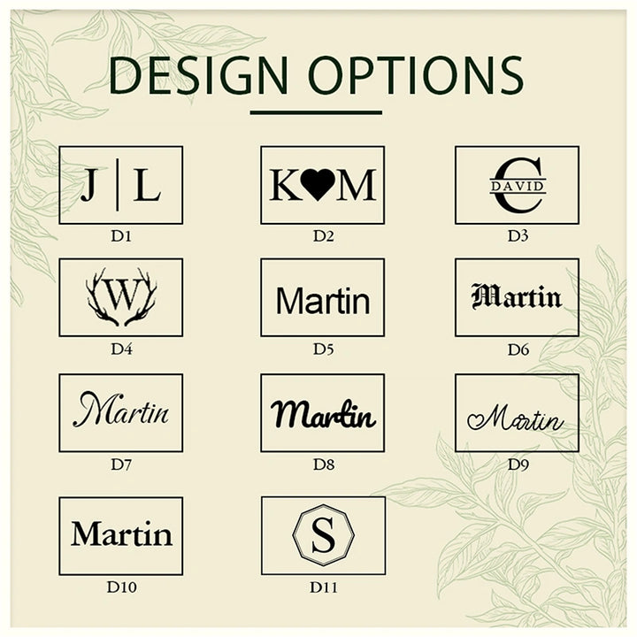 Personalized Wooden Guitar Pick Box