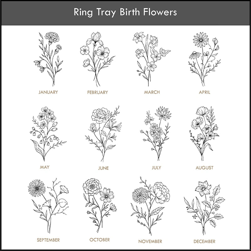 Personalized Wooden Ring Dish – Engraved Walnut Ring Holder, Custom Engagement & Wedding Gift, Anniversary Jewelry Tray for Her