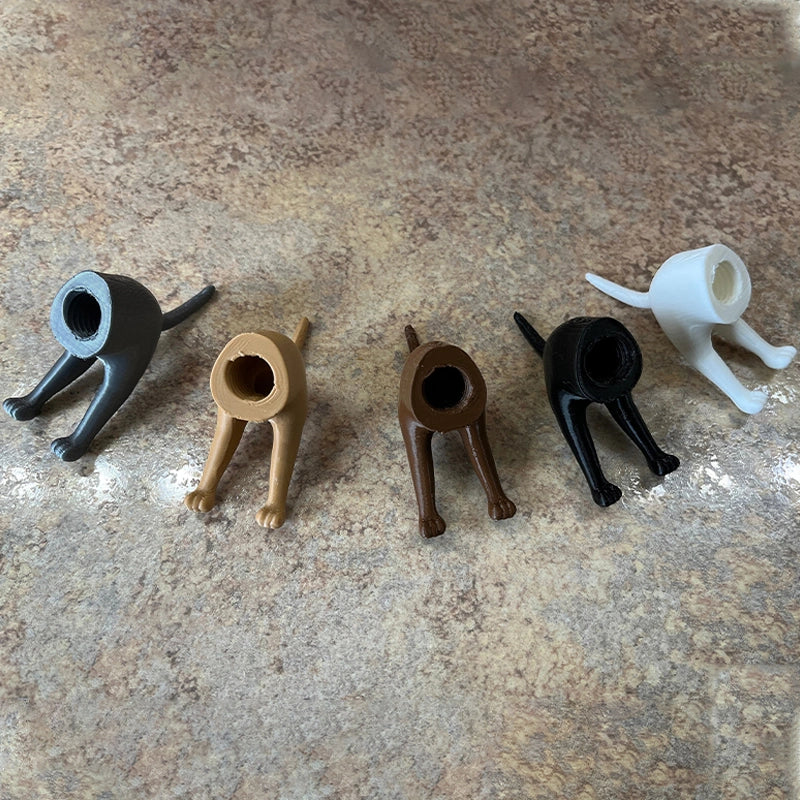 Pooping Dog Butt Toothpaste Topper – Funny Gag Gift for Dog Lovers & Bathroom Humor Decor