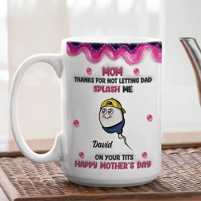 Splash Us Personalized 3D Inflated Effect Mug