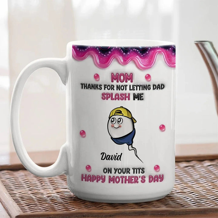 Splash Us Personalized 3D Inflated Effect Mug