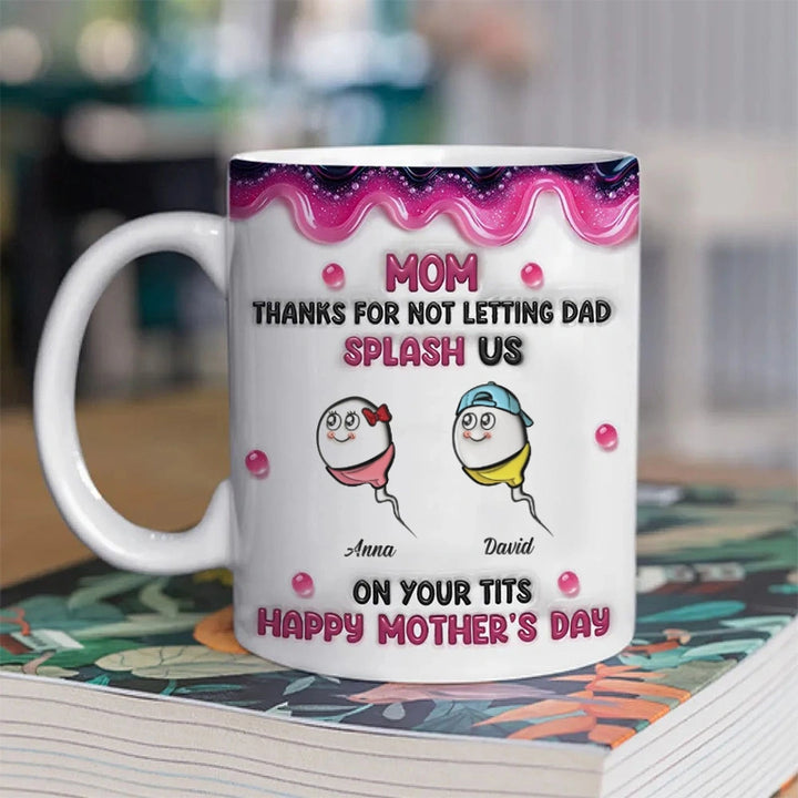 Splash Us Personalized 3D Inflated Effect Mug