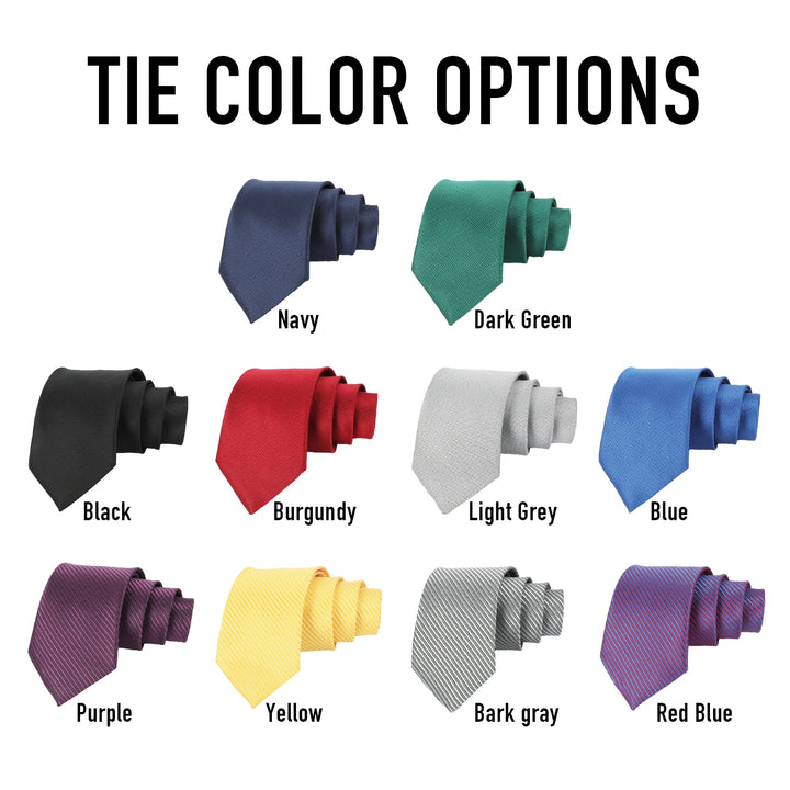 Personalized Photo Tie – Custom Picture Tie Patch Gift for Dad, Groom & Anniversary