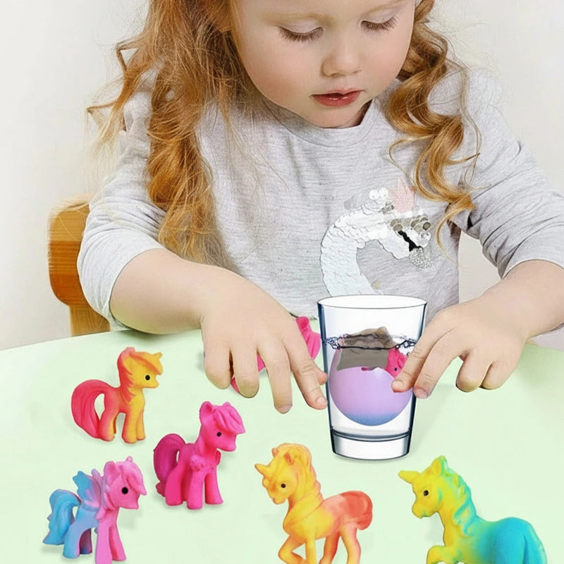 Unicorn Hatching Easter Eggs – Set of 6 Magical Hatch-and-Grow Unicorn Toys for Kids